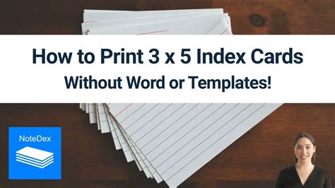 How to Print on Index Cards in Word: A Journey Through the Digital Forest